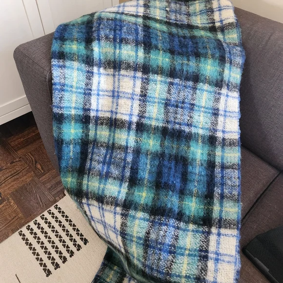 Mohair Wool Plaid Blanket Robert Burns Dress Gordon Tartan  Scotland - Picture 7 of 7